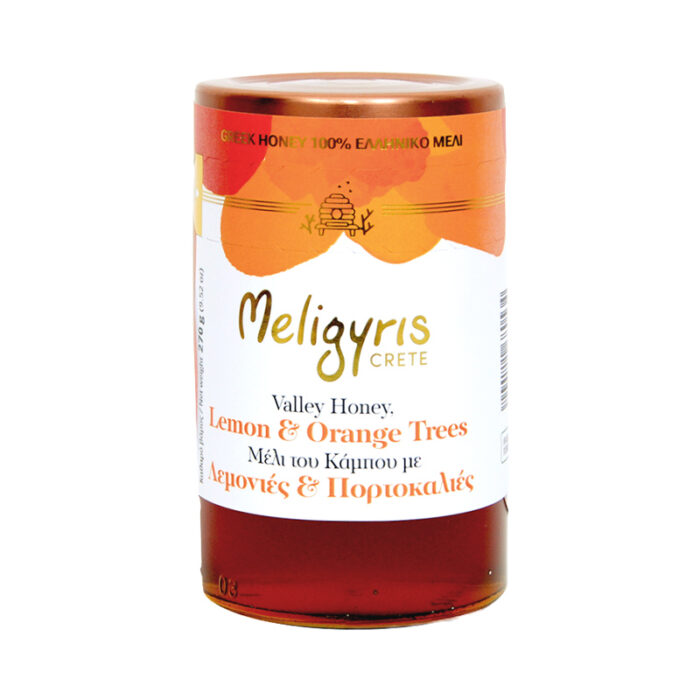 Miele di Creta di limone e arancio Meligyris - Ellenikà