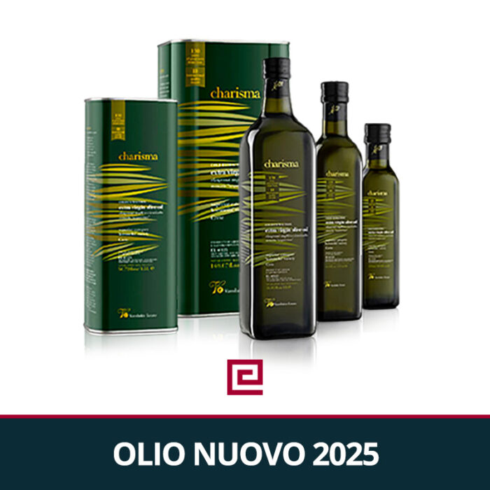 Olio Nuovo 2025 Extra Vergine di Oliva Charisma Vassilakis Estate - Ellenikà