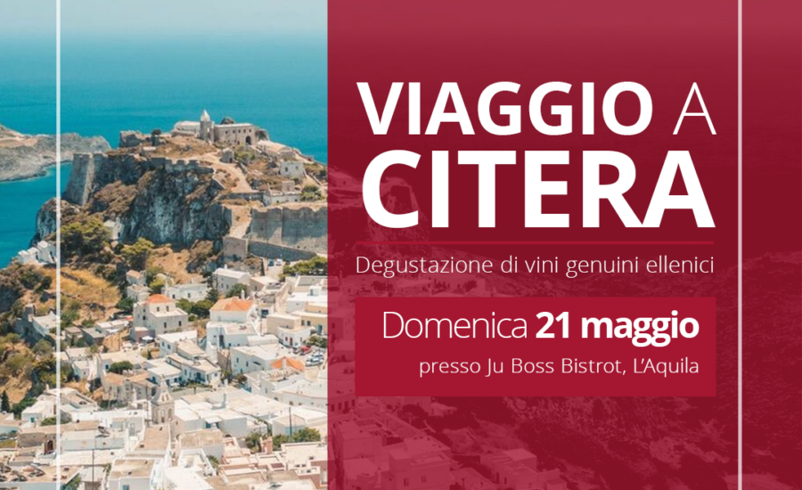 Viaggio a Citera - Degustazione di vini genuini ellenici - Ellenikà